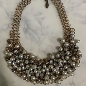 Pearl statement necklace